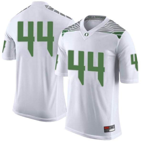 Oregon Ducks Men's #44 Bradyn Swinson Football College Limited White Jersey QSN60O4Q