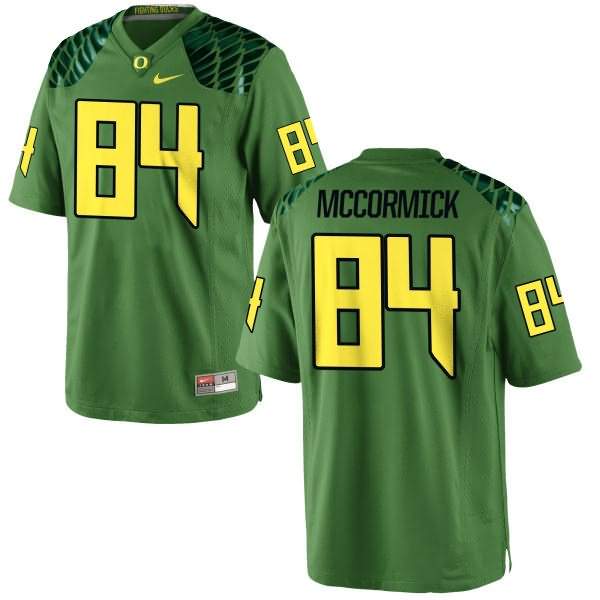 Oregon Ducks Men's #84 Cam McCormick Football College Authentic Green Apple Alternate Jersey QCN40O5D