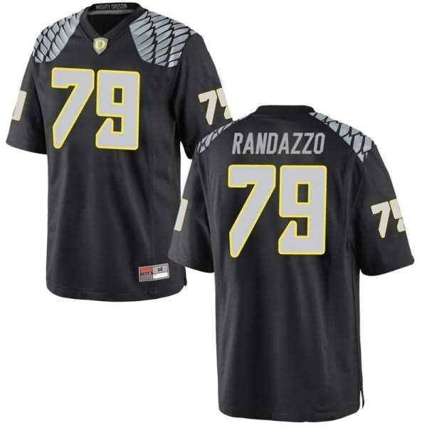 Oregon Ducks Men's #79 Chris Randazzo Football College Replica Black Jersey ERZ11O6K