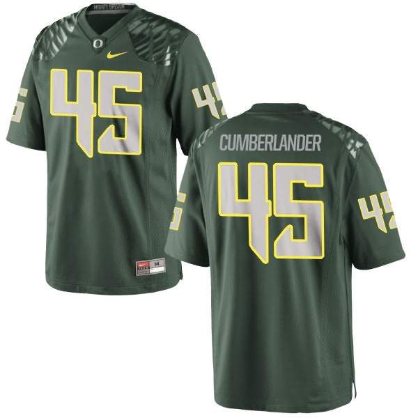 Oregon Ducks Men's #45 Gus Cumberlander Football College Limited Green Jersey QET40O5R