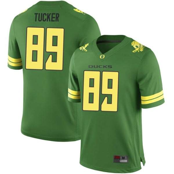 Oregon Ducks Men's #89 JJ Tucker Football College Replica Green Jersey KAZ83O5G