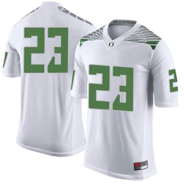 Oregon Ducks Men's #23 Jack Vecchi Football College Limited White Jersey JYK75O0K