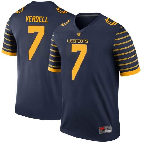 Oregon Ducks Youth #7 CJ Verdell Football College Legend Navy Jersey MWF56O4S