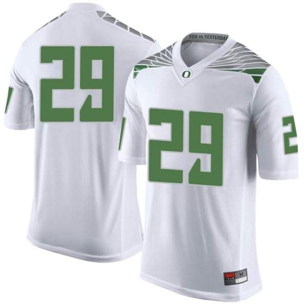 Oregon Ducks Youth #29 Korbin Williams Football College Limited White Jersey AFS44O1B